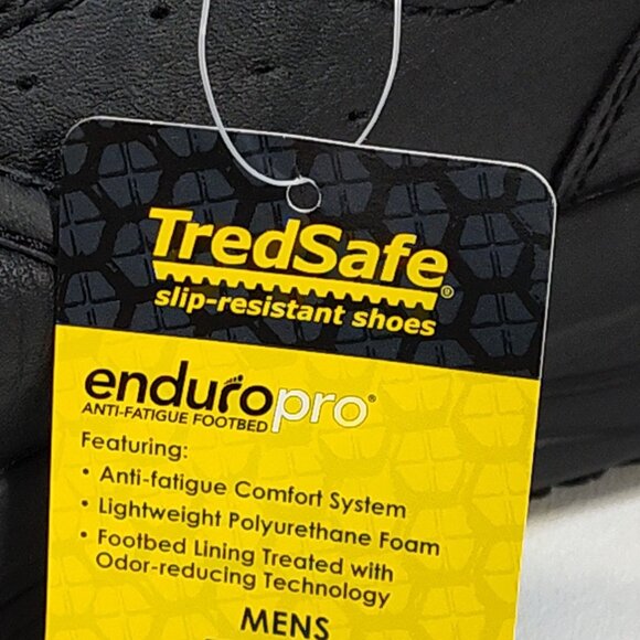 TredSafe Nathan Slip-Resistant EnduroPro Anti-Fatigue Technology Shoe Men 7W NWT - Picture 10 of 11